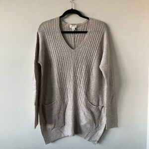 Caslon Cream Light Wool Blend Sweater